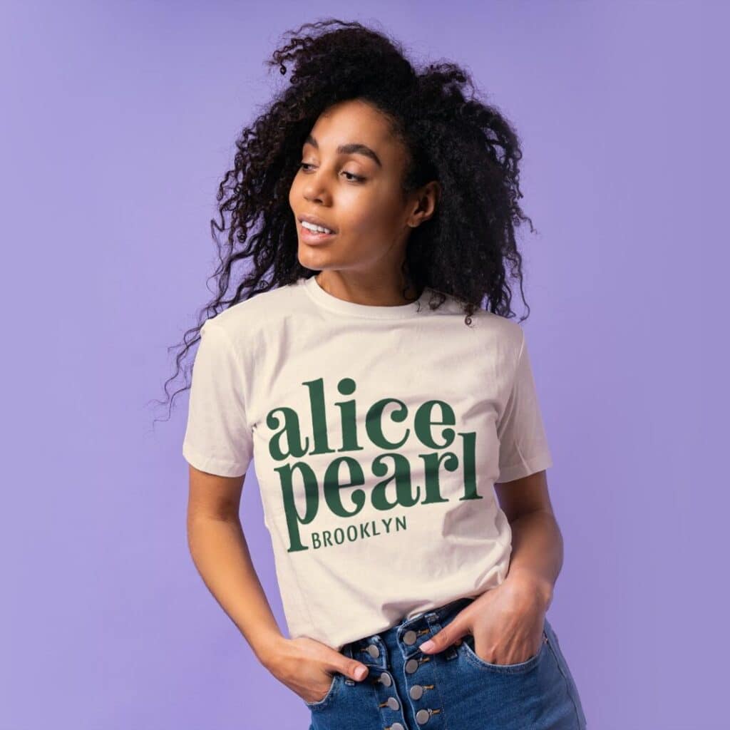 Alice Pearl Brooklyn Logotype