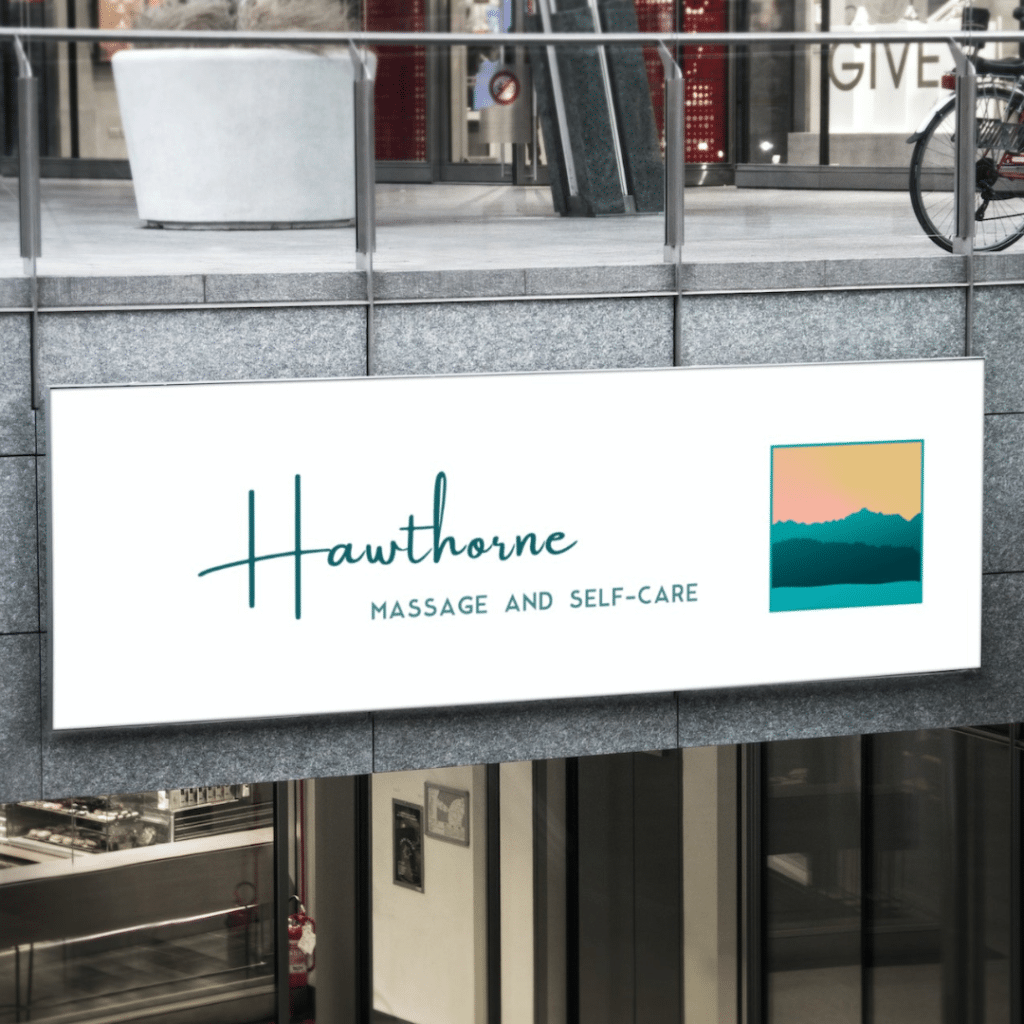 Hawthorne Massage and Self Care - Signage