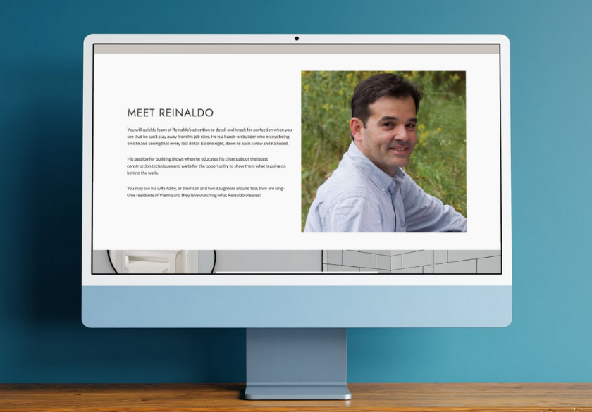 Why a Team Page is Critical on Your Custom Home Builder Website team owner bio