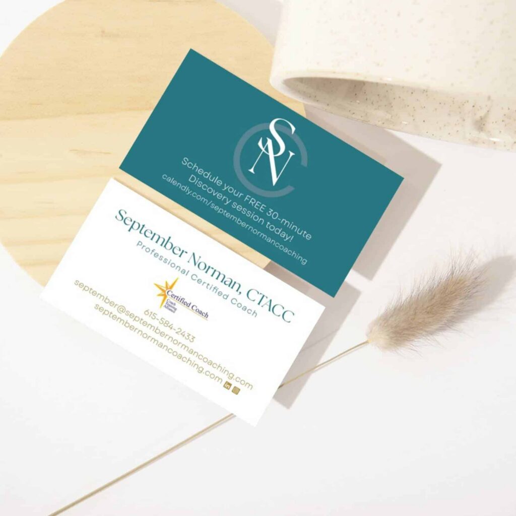 Certified Coach Business Cards