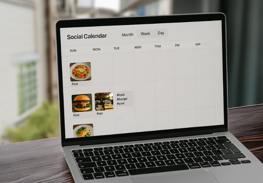 diner user-generated content social calendar