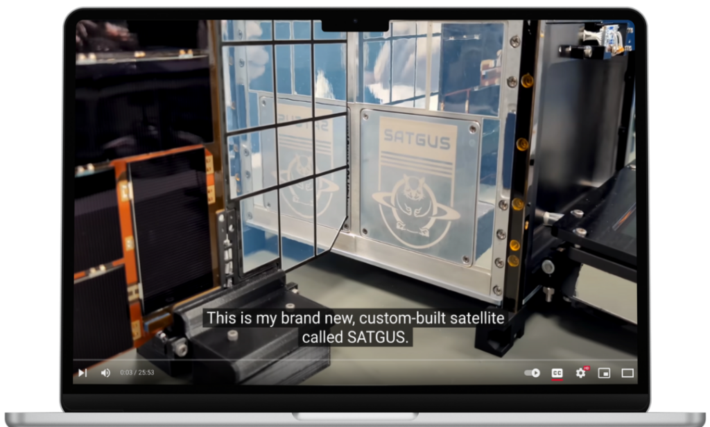 Mark Rober SATGUS Satellite