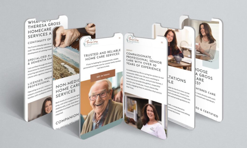 | Moonlit Media LLC Senior Home Care Website