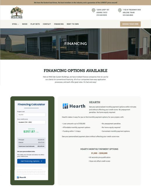 Shed Website