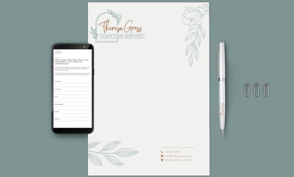 | Moonlit Media LLC Soft Floral Branding