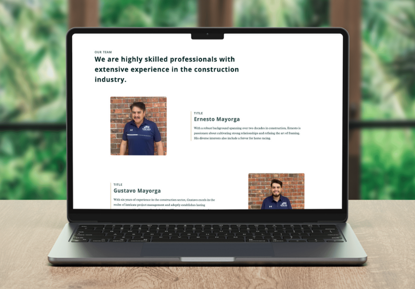 Why a Team Page is Critical on Your Custom Home Builder Website team members