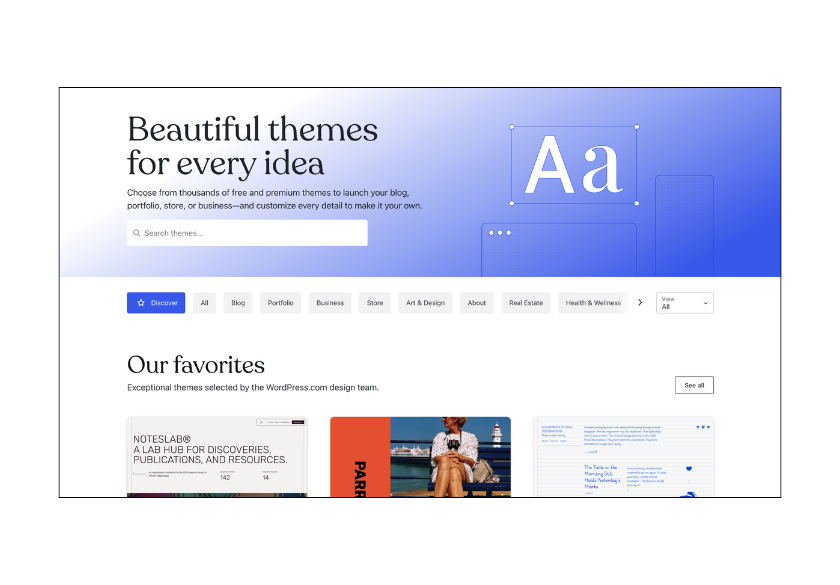 Squarespace or WordPress wordpress themes