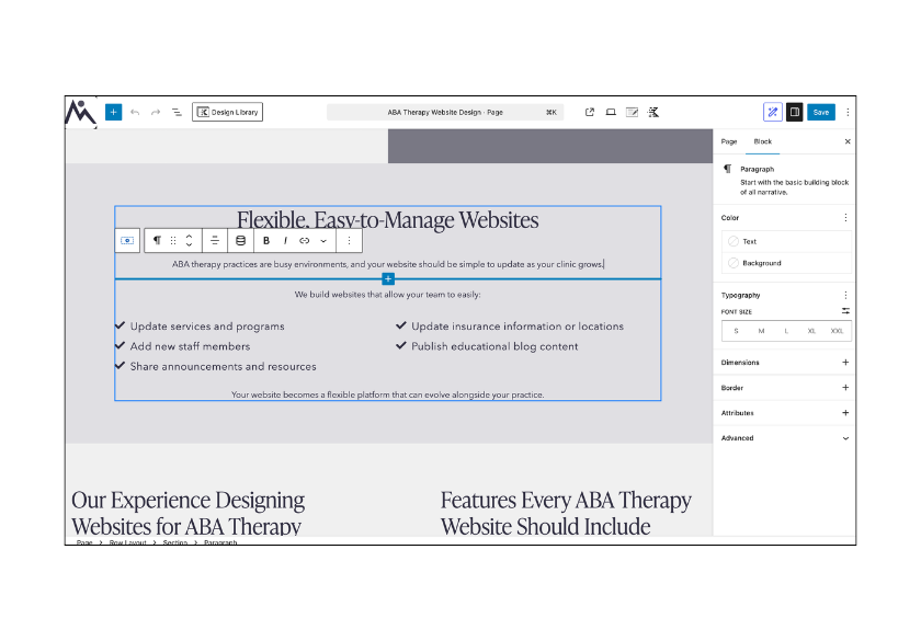 Squarespace or WordPress wordpress editor