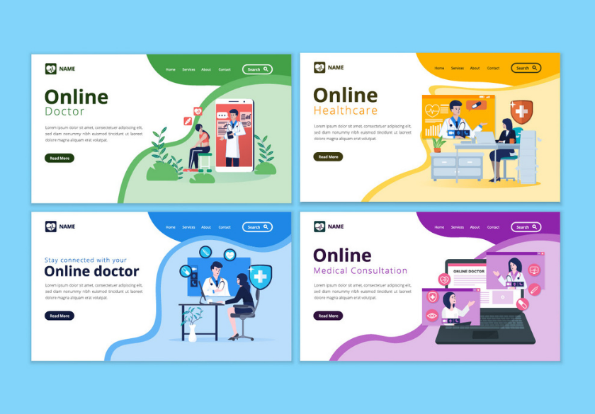 medical website templates